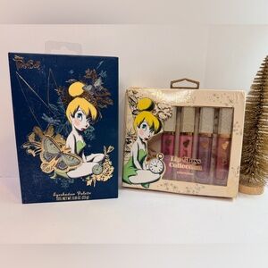 Disney Tinker Bell Eyeshadow Palette & Lip Gloss Collection Bundle